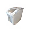 Image 2 : White Plastic Food Storage Bin with Lid