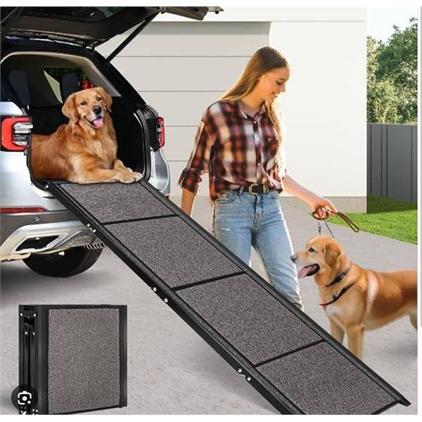 Folding 67"L x 17"W Extra Long Dog Ramp