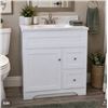 Image 1 : Homebase 30" Madeline Vanity White No Countertop