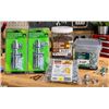 Image 1 : Hardware Lot: Barrel Bolts, Deck Screws, Nails, Sheathing Clips