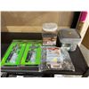 Image 2 : Hardware Lot: Barrel Bolts, Deck Screws, Nails, Sheathing Clips