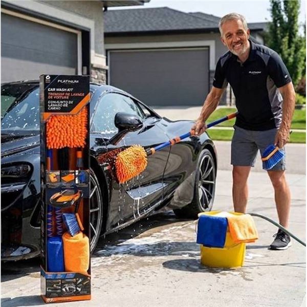 Platinum Series 6-Piece Car Wash Kit