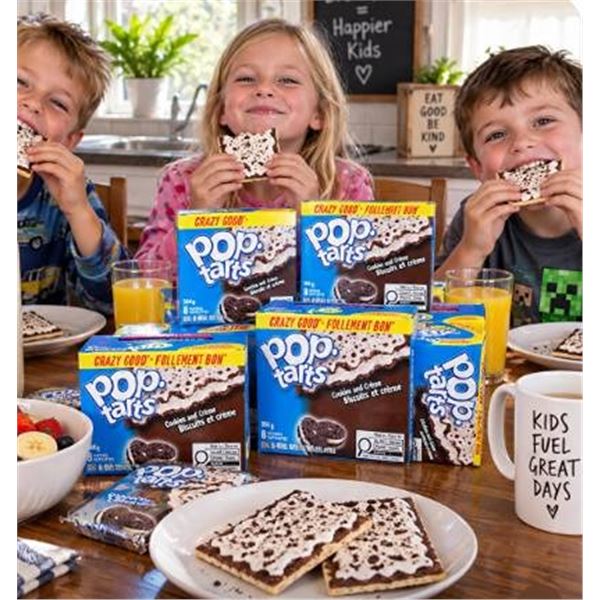 6 Pop-Tarts Cookies & CrÃ¨me 8-Count Boxes
