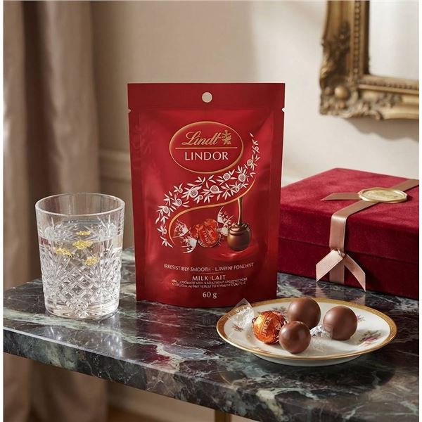 Lindt Lindor Milk Chocolate 18X 60g Bag
