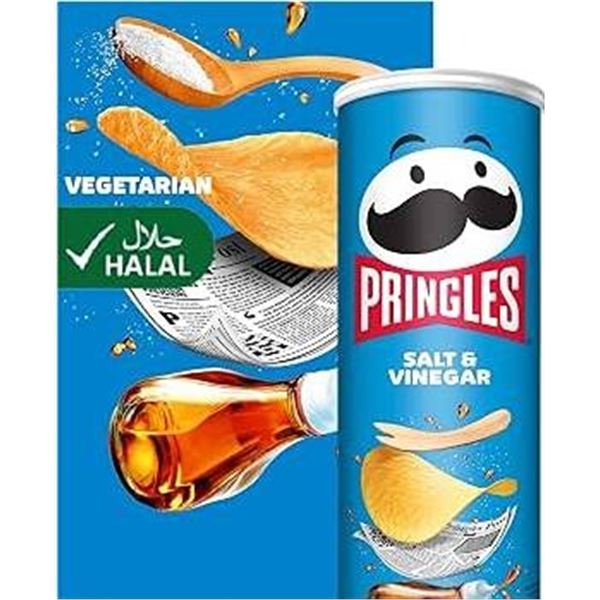 Pringles Salt & Vinegar Flavour 14X156g Tin