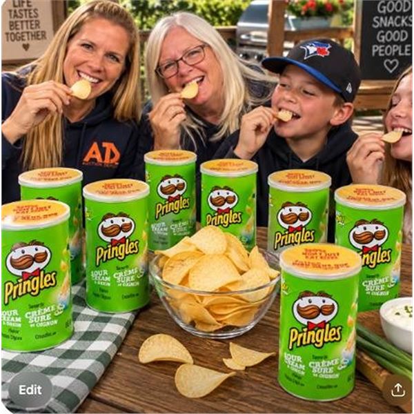 Pringles Sour Cream and Onion 10 x 68g Cans