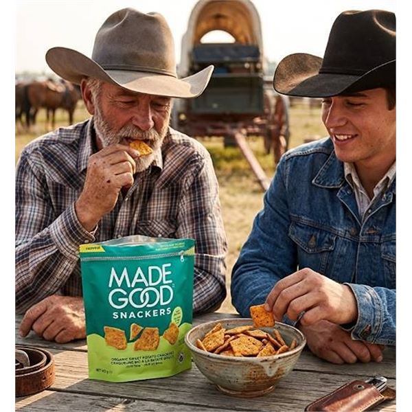 MadeGood Organic Sweet Potato Crackers 6X142g