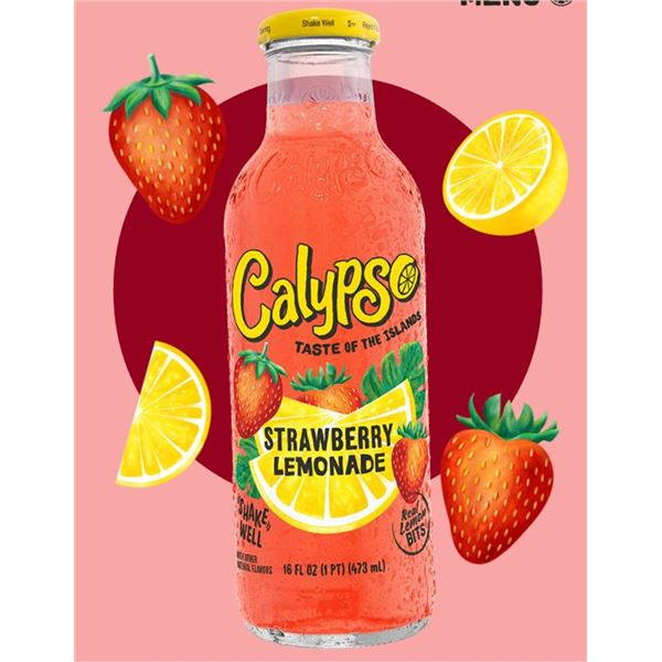 Calypso Strawberry Lemonade 11X473ml Bottle
