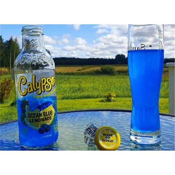 Calypso Ocean Blue Lemonade 12 x 473ml Bottles