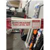 Image 5 : 3 Piece Tape Measure and Level Set 48" I-Beam 9" Torpedo