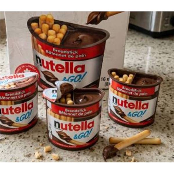 Nutella and Go! Hazelnut Spread With Breadsticks 10x52g