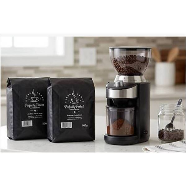 Perfectly Perked Arabica Whole Bean Coffee 2 x 500g