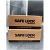 Image 2 : Kwikset Safe Lock Passage Levers Satin Chrome (2)