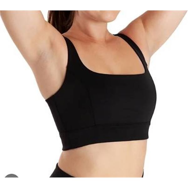 Aurum 2-Pack Sports Bra XS Square Neck Black Blue