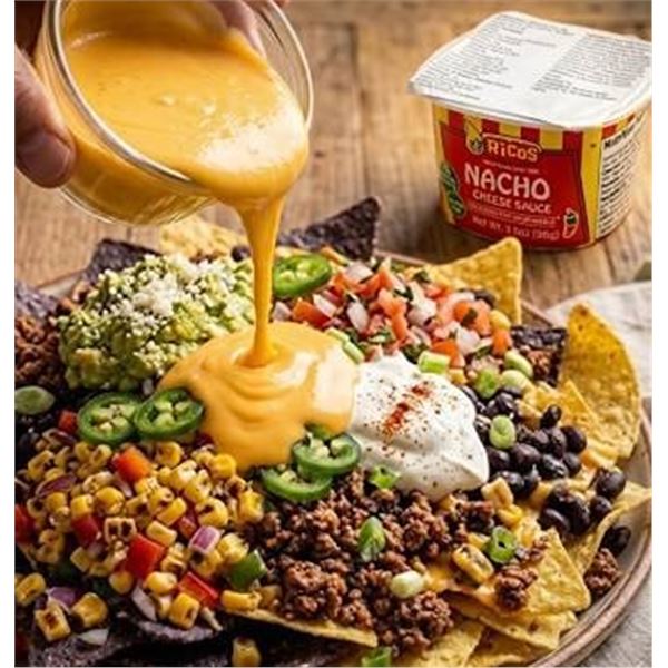 4 Ricos Nacho Cheese Sauce 3.5oz Cups