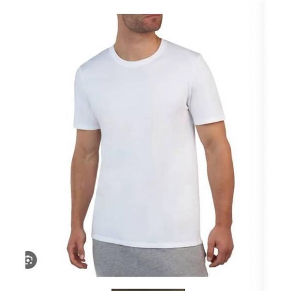 Kirkland Signature 6 Pack XL Menâ€™s Crew Neck T-Shirts 100% Cotton