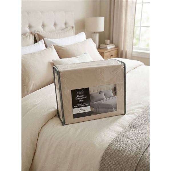 Comfy Bamboo World King 4-Piece Sheet Set 9800 Series