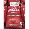 Image 3 : 6 Packs Halls Relief Cherry Flavour 30 Lozenges Each