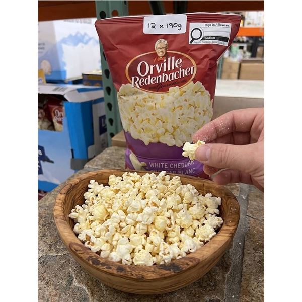 Orville Redenbacher White Cheddar Popcorn 12 x 170g