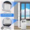 Image 1 : Portable Air Conditioner Window Kit, 5.9in Hose