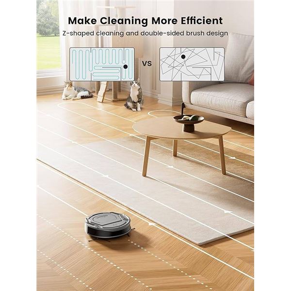 Lefant M210 Pro Robot Vacuum Cleaner, 2200Pa