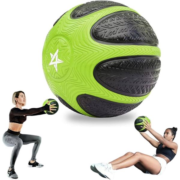 Yes4All 6LB Medicine Ball Textured Grip