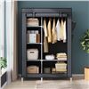 Image 1 : UDEAR Portable Wardrobe Closet, Grey