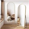 Image 1 : DESIMAN Full Length Mirror with Metal Frame