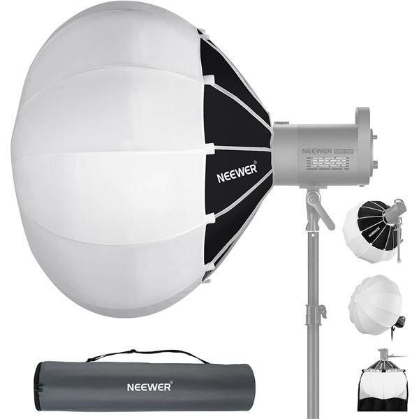NEEWER NS90L 35"/90cm Lantern Softbox One Step Quick Release, Bowens Mount