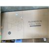 Image 2 : HUANXESON Office Desk 55 Inch Metal Frame Table