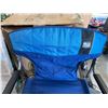 Image 3 : Timber Ridge Blue Folding Camp Chair with Table