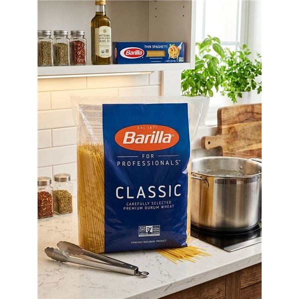 Barilla Classic Spaghetti 10 lb Durum Wheat