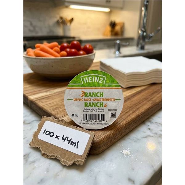 Heinz Ranch Dipping Sauce 100 x 44 ml Pack