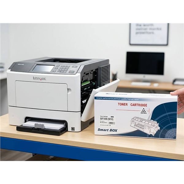 Smart Box 50F1X00 501X Black Toner Cartridge