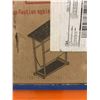 Image 3 : Small End Table Metal Mesh Black 18x7x21 Inch