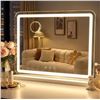 Image 1 : LED Makeup Mirror with Touch Controls