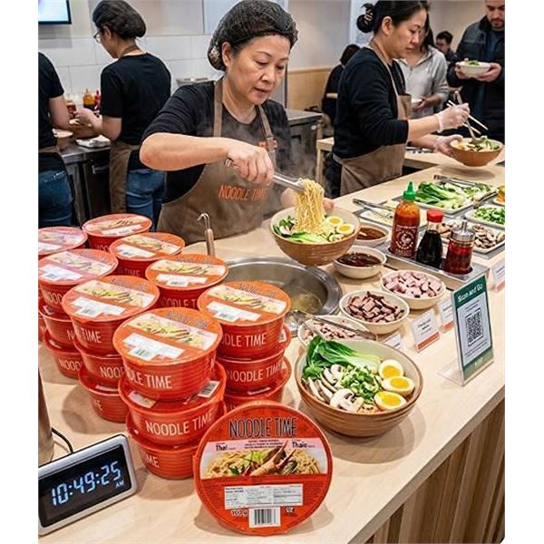 Noodle Time Simulated Thai Flavour Ramen 12 x 100g