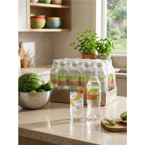 24 x 500ml AHA Sparkling Water Bottles