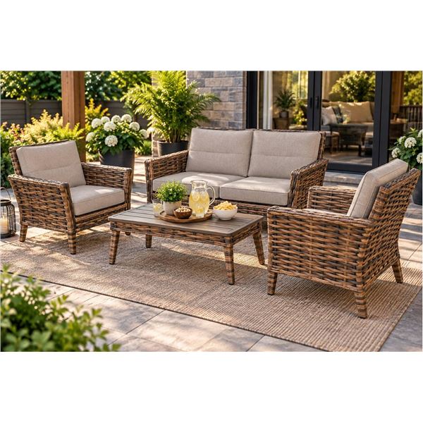 FCL Fresno 4-Piece Conversation Set Outdoor