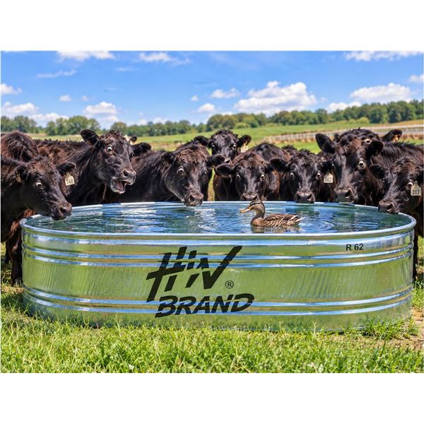 HW Brand 8' x 3' Round End Stock Tank RE328
