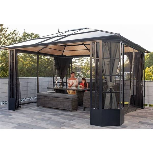Portland Hardtop Gazebo 10 x 12 ft