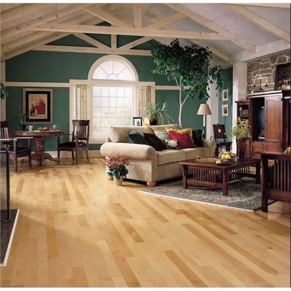 Pallet of Maple Hardwood Flooring Planks