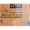 Image 4 : Maax Utile Shower Back Wall 6080 Carrara Finish