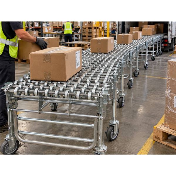 Nestaflex 376 Flexible Gravity Conveyor 24" Wide
