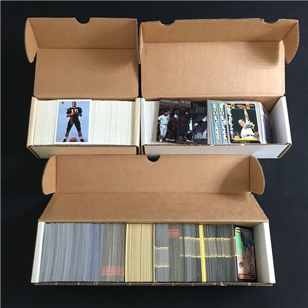 3 BOXES OF MIXED TRADING CARDS