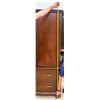 Image 12 : SOLID WOOD WOOD ARMOIRE/MEDIA WARDROBE - LOTS OF STORAGE (MATCHES KING BED IN LOT 1)