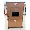 Image 7 : SOLID WOOD WOOD ARMOIRE/MEDIA WARDROBE - LOTS OF STORAGE (MATCHES KING BED IN LOT 1)
