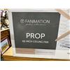 Image 2 : CONTEMPORARY WOOD BLADE PROPELLAR CEILING FAN - NEW, IN BOX/NEVER INSTALLED!
