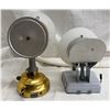 Image 3 : MID-CENTURY HUMPHREY WALL-MOUNTED GAS LAMPS WITH PYREX GLOBES; LOT OF 2