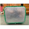 Image 10 : VINTAGE ROLLING ROCK EXTRA PALE BEER GREEN METAL ADVERTISING ICE CHEST COOLER WITH A WHITE LID